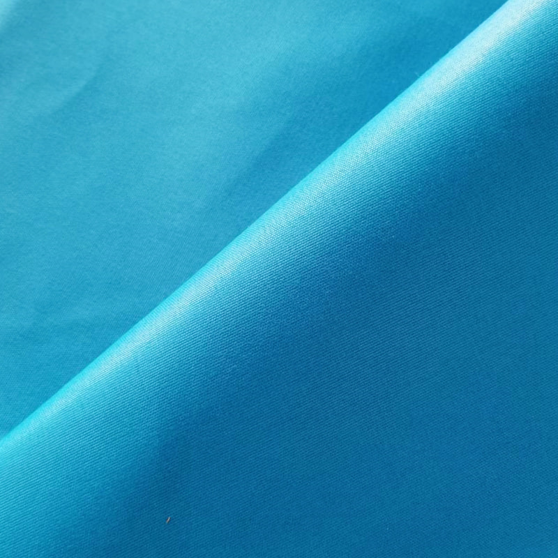 TMIE-08-1-1 70GSM 122CM Gömlek Konfeksiyon Yumuşak ve Parlak Kumaş Cilalı Polyester Poplin Kumaş ile Boyalı% 100 Polyester Malzeme