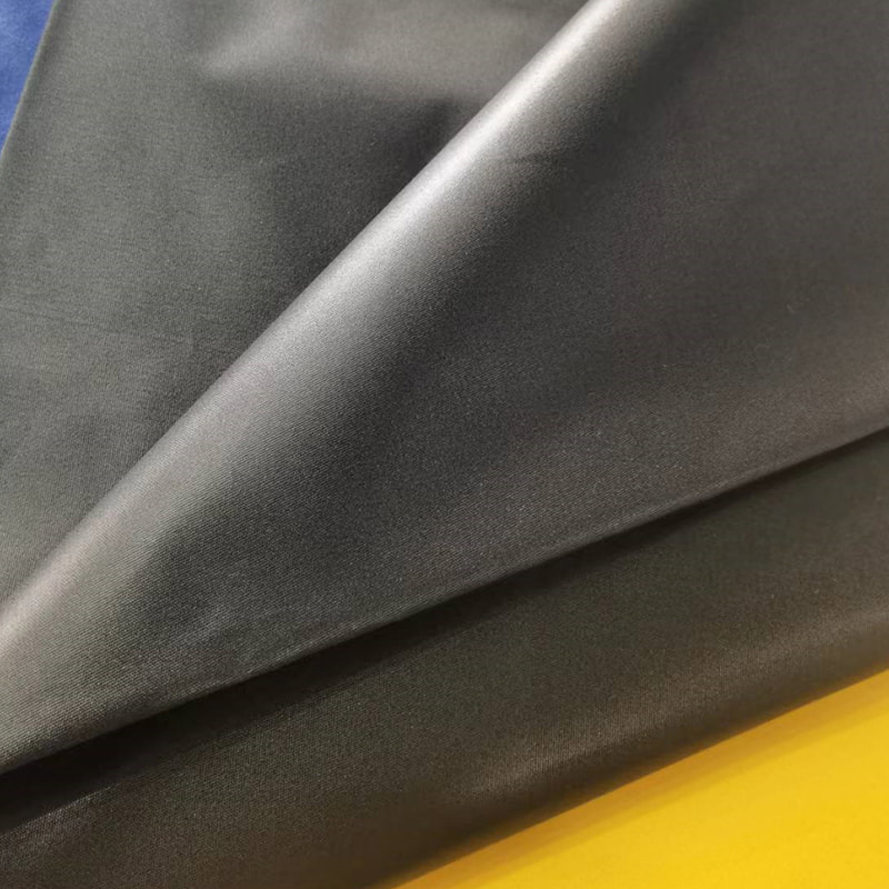 TMIE-08-1-3 Nefes Alabilen Elbise Kumaşı Genişliği 115CM Ağırlık 90GSM Pürüzsüz Cilalı Polyester Poplin Kumaş ile Boyalı Madde Polyester