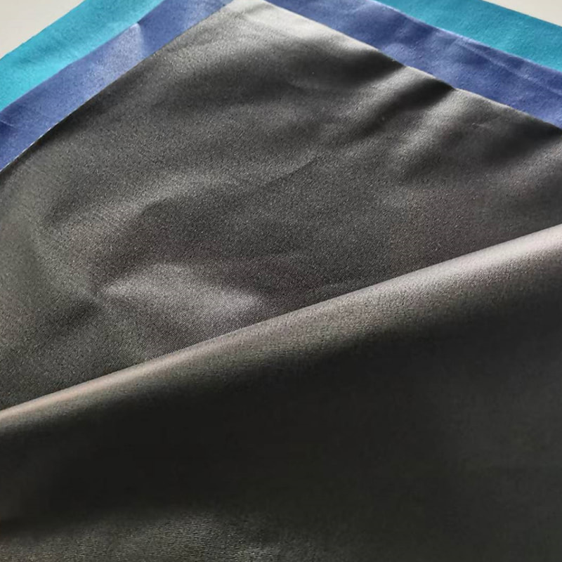 TMIE-08-1-3 Nefes Alabilen Elbise Kumaşı Genişliği 115CM Ağırlık 90GSM Pürüzsüz Cilalı Polyester Poplin Kumaş ile Boyalı Madde Polyester