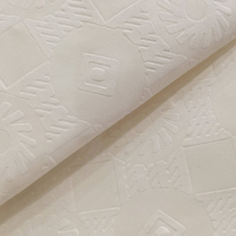 TMIE-08-2-1 Dar Genişlik Kumaş Yüksek Yoğunluklu 100GSM 3D Kabartmalı Polyester Poplin Kumaş ile Özelleştirilmiş Renk Boyalı