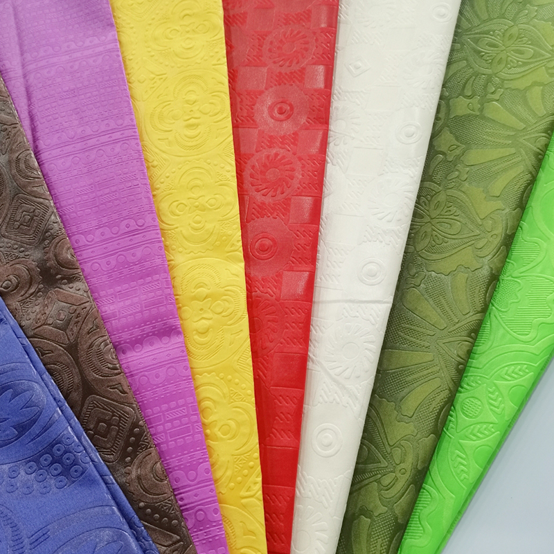 TMIE-08-2-1 Dar Genişlik Kumaş Yüksek Yoğunluklu 100GSM 3D Kabartmalı Polyester Poplin Kumaş ile Özelleştirilmiş Renk Boyalı