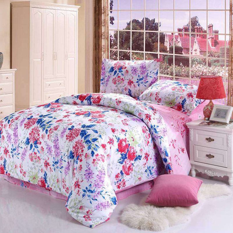 TIME-10-3 120 GSM Ağırlığı Dağınık Baskı Tasarımı Polyester Dimi Dokuma Çarşaf Mikrofiber Kumaş