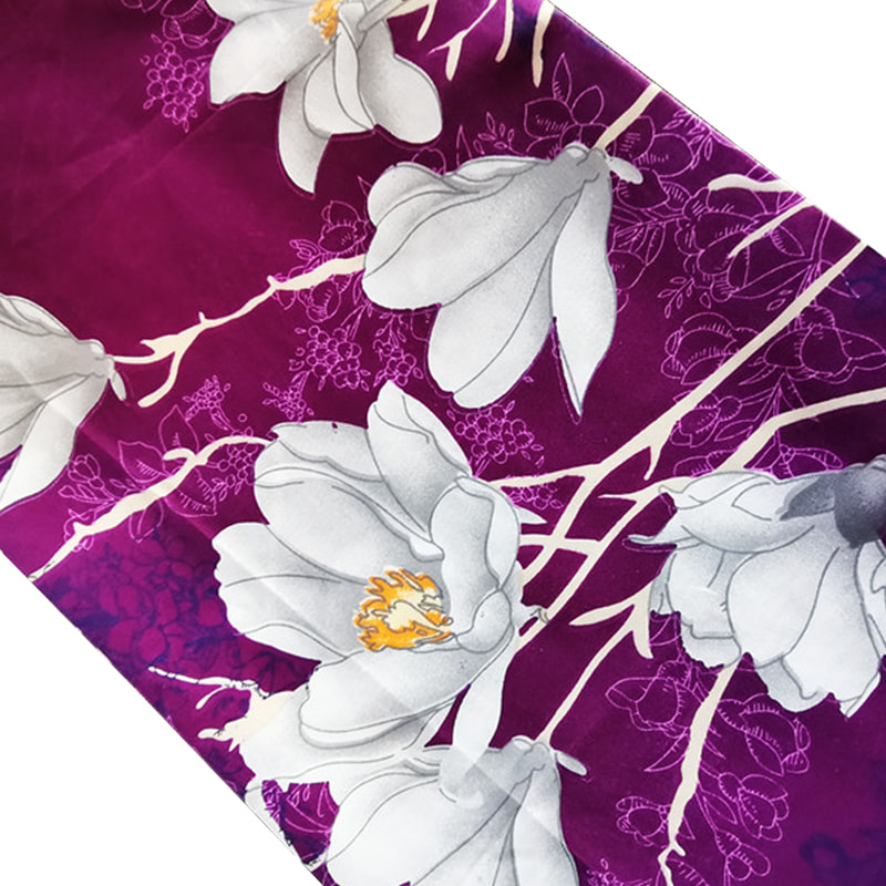 TMIE-10-4 70GSM Hafif Pigment Baskı Tasarımı Polyester Düz Dokuma Çarşaf Kumaş