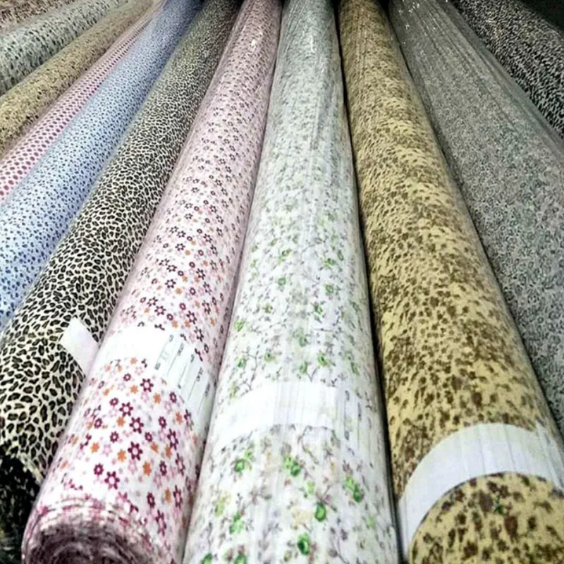 TMIE-08-3-1 115CM Genişlik Hafif 110GSM Özel Baskı Pattarn Polyester Poplin Kumaş