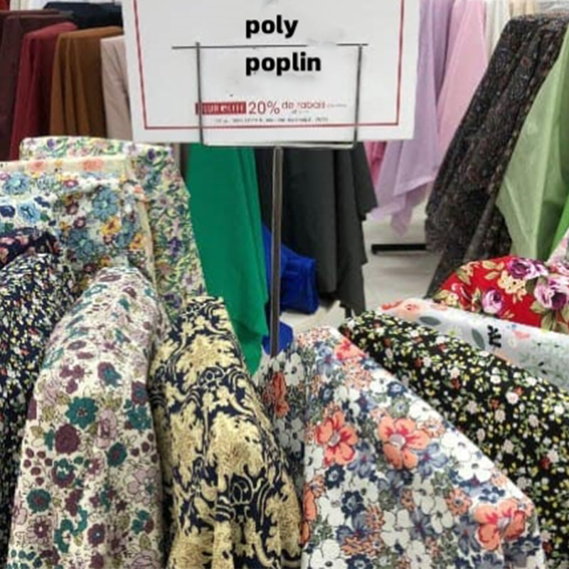 TMIE-08-3-1 115CM Genişlik Hafif 110GSM Özel Baskı Pattarn Polyester Poplin Kumaş
