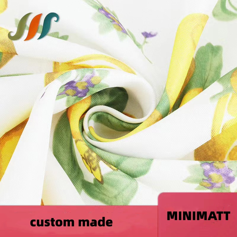 TMIE-03-2-5 150 GSM Baskı Minimat Polyester Kumaş